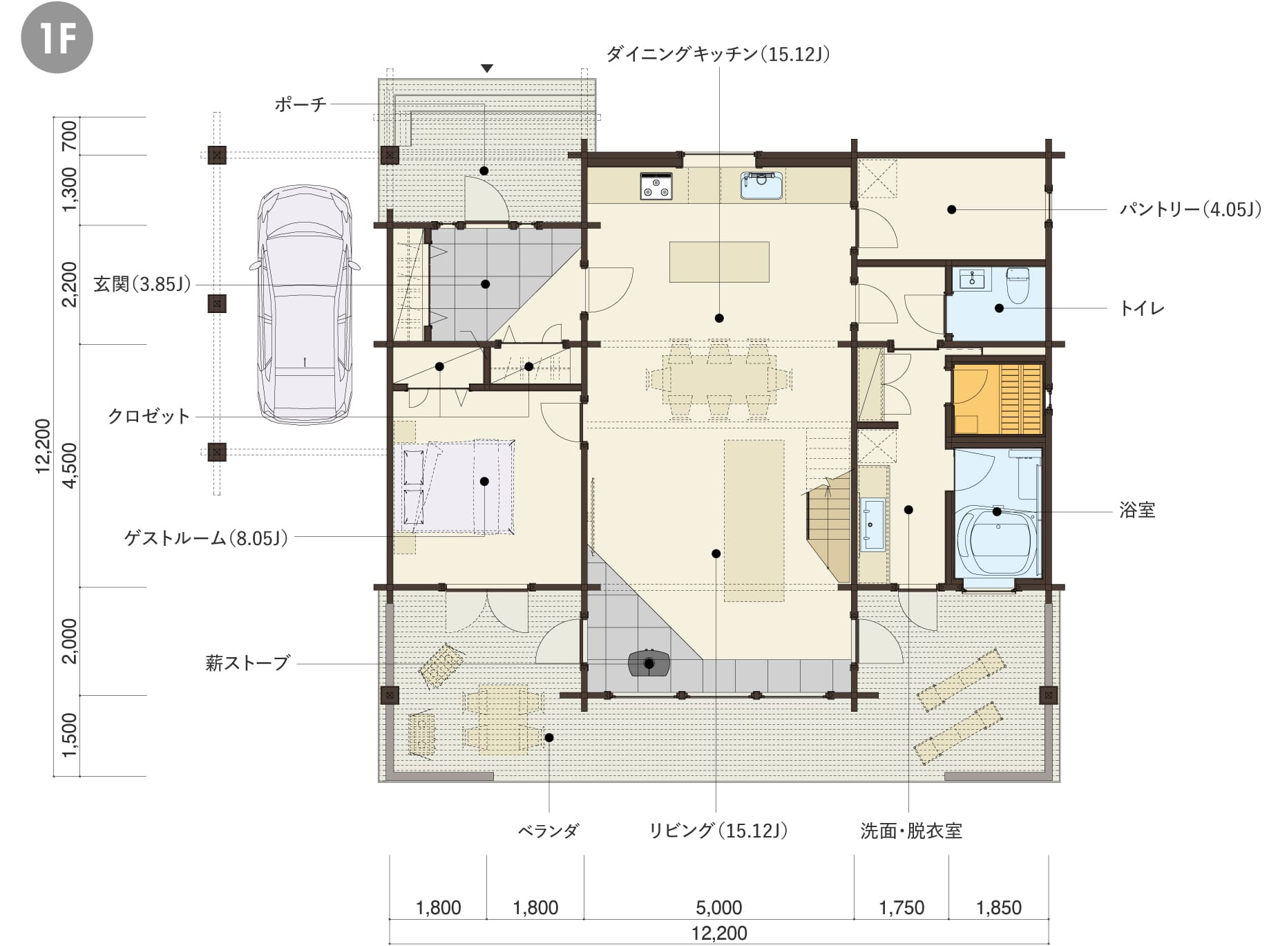 HYMYの１階平面図